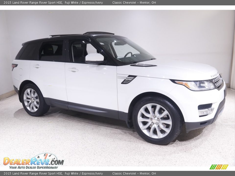 2015 Land Rover Range Rover Sport HSE Fuji White / Espresso/Ivory Photo #1