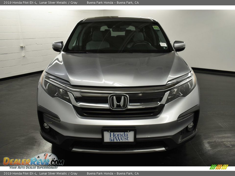 2019 Honda Pilot EX-L Lunar Silver Metallic / Gray Photo #2