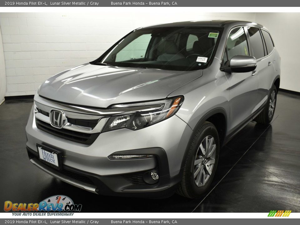 2019 Honda Pilot EX-L Lunar Silver Metallic / Gray Photo #3