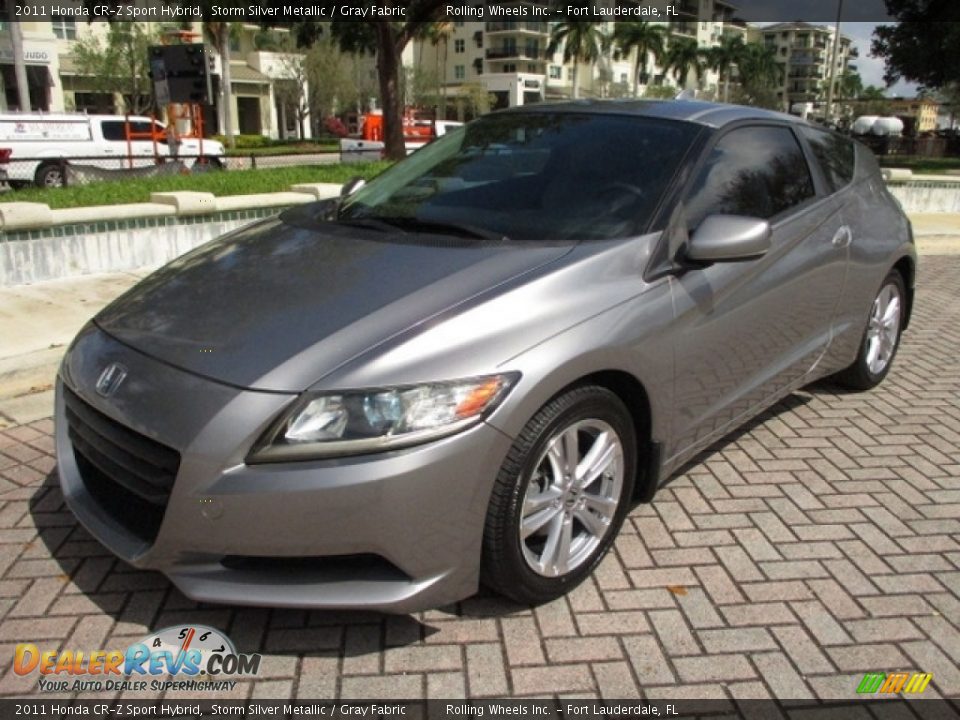 2011 Honda CR-Z Sport Hybrid Storm Silver Metallic / Gray Fabric Photo #1