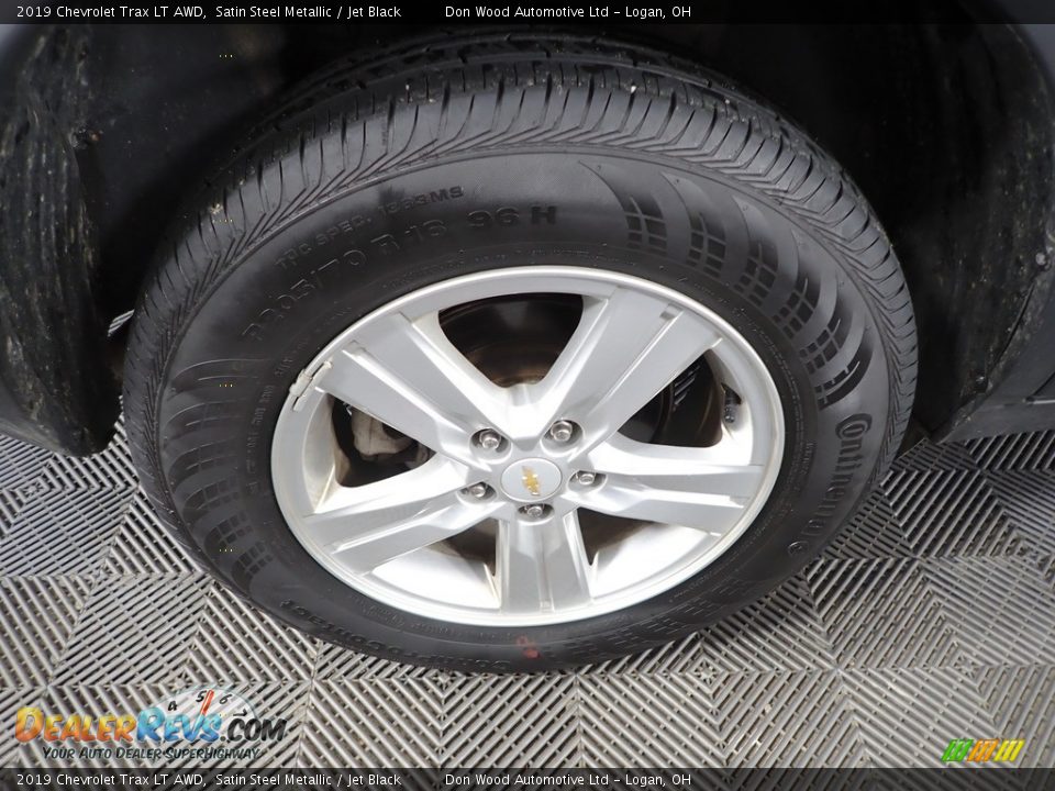 2019 Chevrolet Trax LT AWD Satin Steel Metallic / Jet Black Photo #30