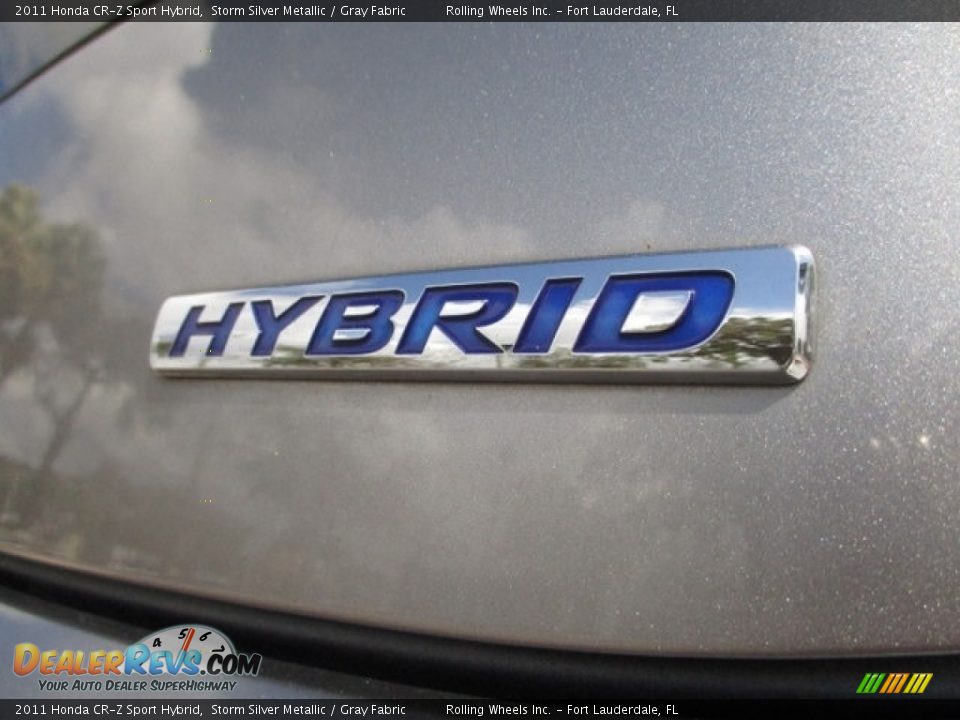 2011 Honda CR-Z Sport Hybrid Storm Silver Metallic / Gray Fabric Photo #2