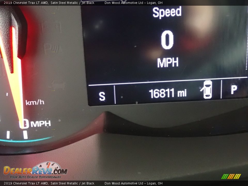 2019 Chevrolet Trax LT AWD Satin Steel Metallic / Jet Black Photo #31