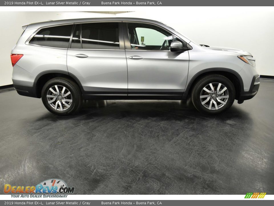 2019 Honda Pilot EX-L Lunar Silver Metallic / Gray Photo #8