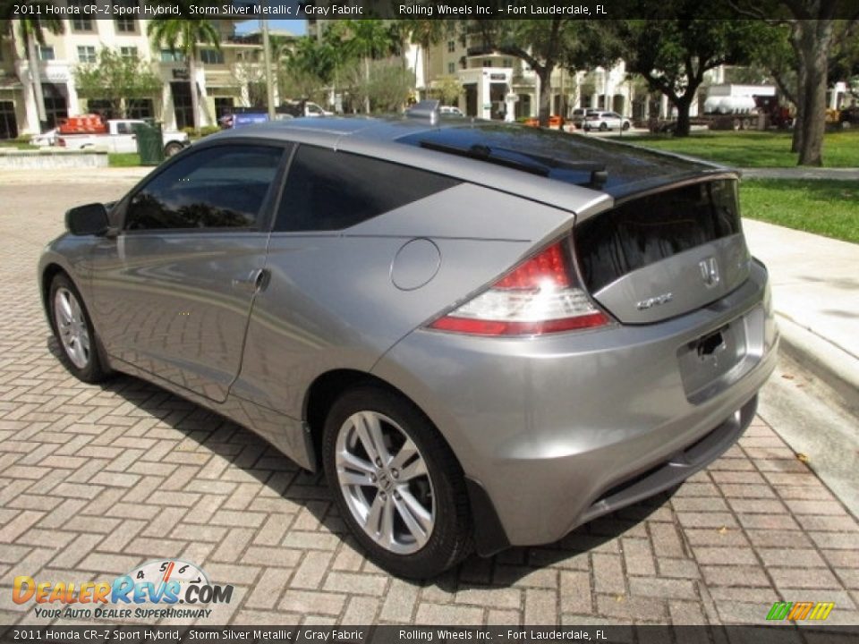 2011 Honda CR-Z Sport Hybrid Storm Silver Metallic / Gray Fabric Photo #5