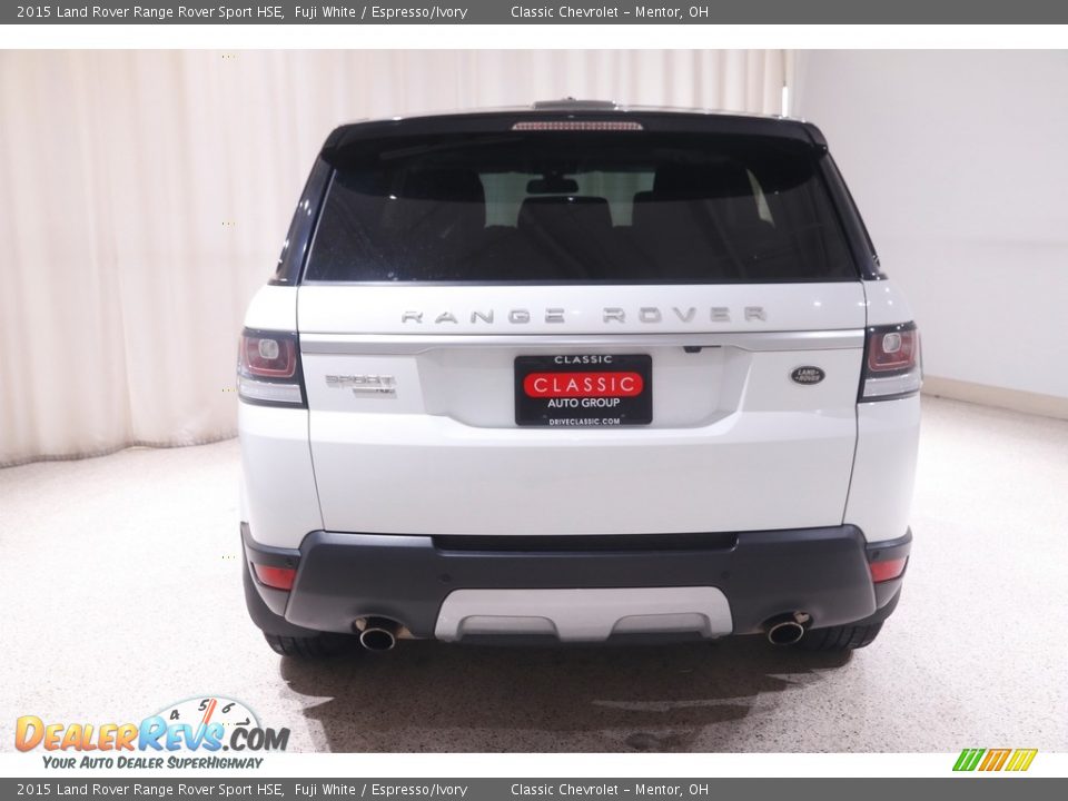 2015 Land Rover Range Rover Sport HSE Fuji White / Espresso/Ivory Photo #19