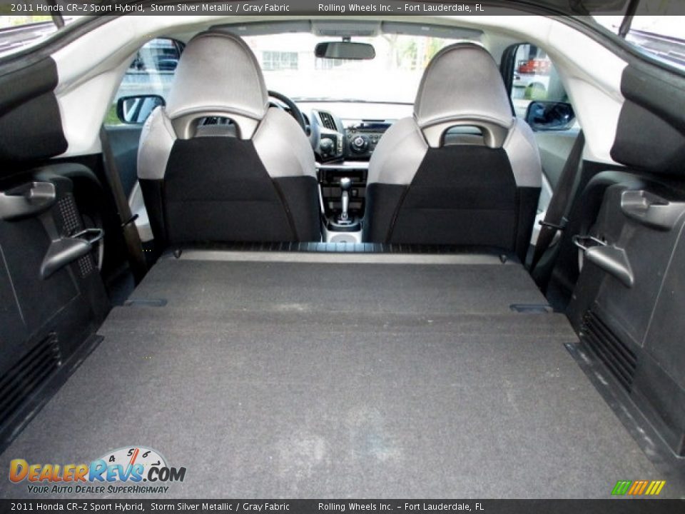 2011 Honda CR-Z Sport Hybrid Storm Silver Metallic / Gray Fabric Photo #8