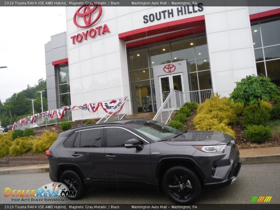 2019 Toyota RAV4 XSE AWD Hybrid Magnetic Gray Metallic / Black Photo #2