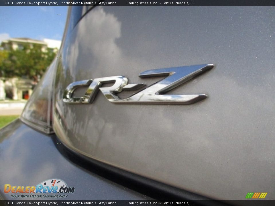 2011 Honda CR-Z Sport Hybrid Storm Silver Metallic / Gray Fabric Photo #16