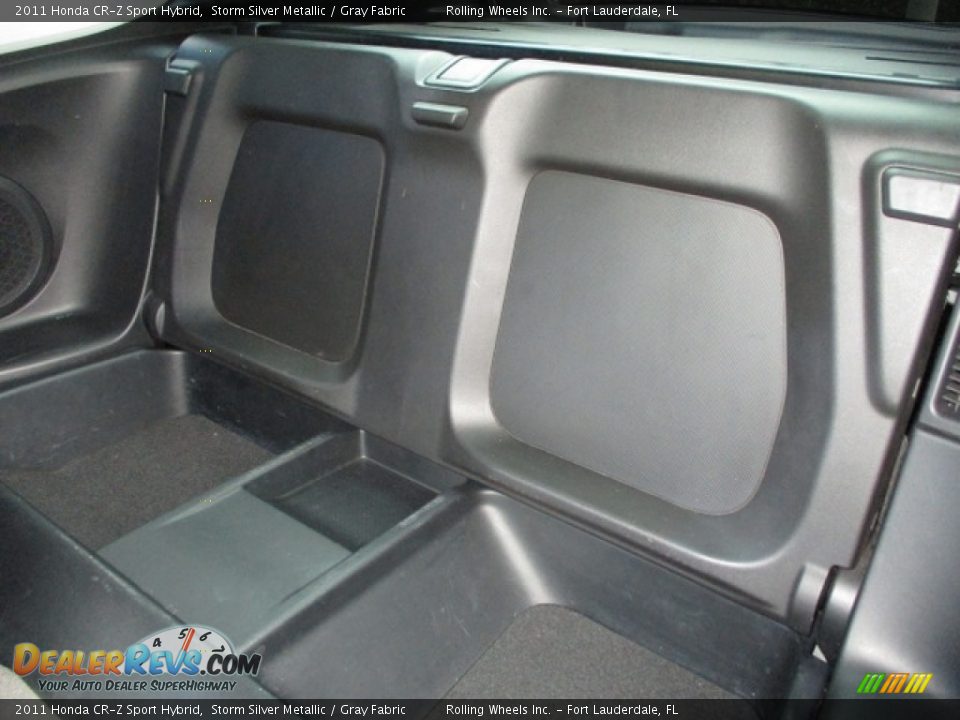 2011 Honda CR-Z Sport Hybrid Storm Silver Metallic / Gray Fabric Photo #17
