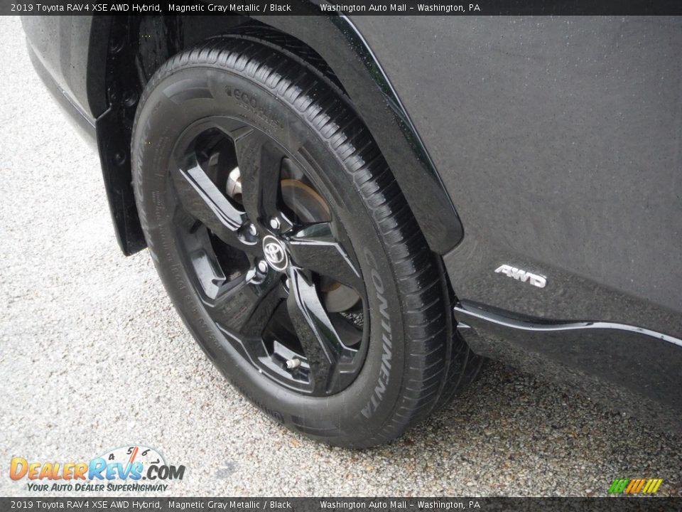 2019 Toyota RAV4 XSE AWD Hybrid Magnetic Gray Metallic / Black Photo #11