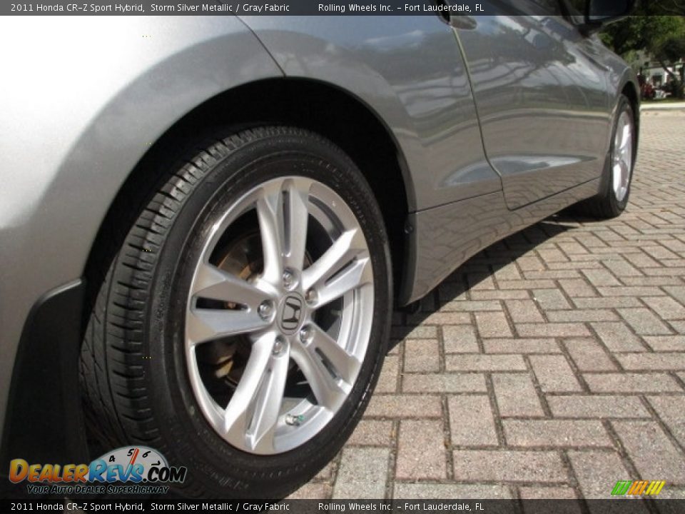 2011 Honda CR-Z Sport Hybrid Storm Silver Metallic / Gray Fabric Photo #20