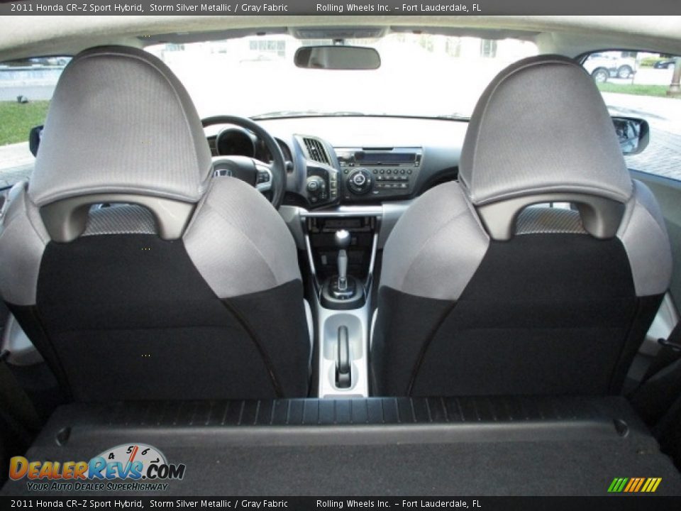 2011 Honda CR-Z Sport Hybrid Storm Silver Metallic / Gray Fabric Photo #21