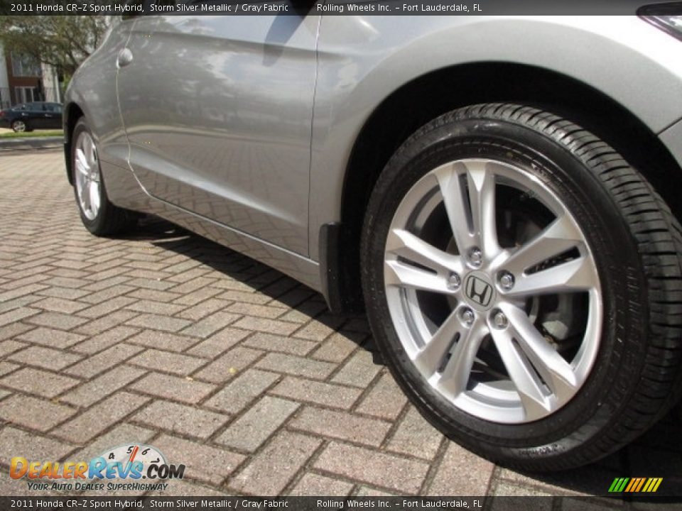2011 Honda CR-Z Sport Hybrid Storm Silver Metallic / Gray Fabric Photo #23