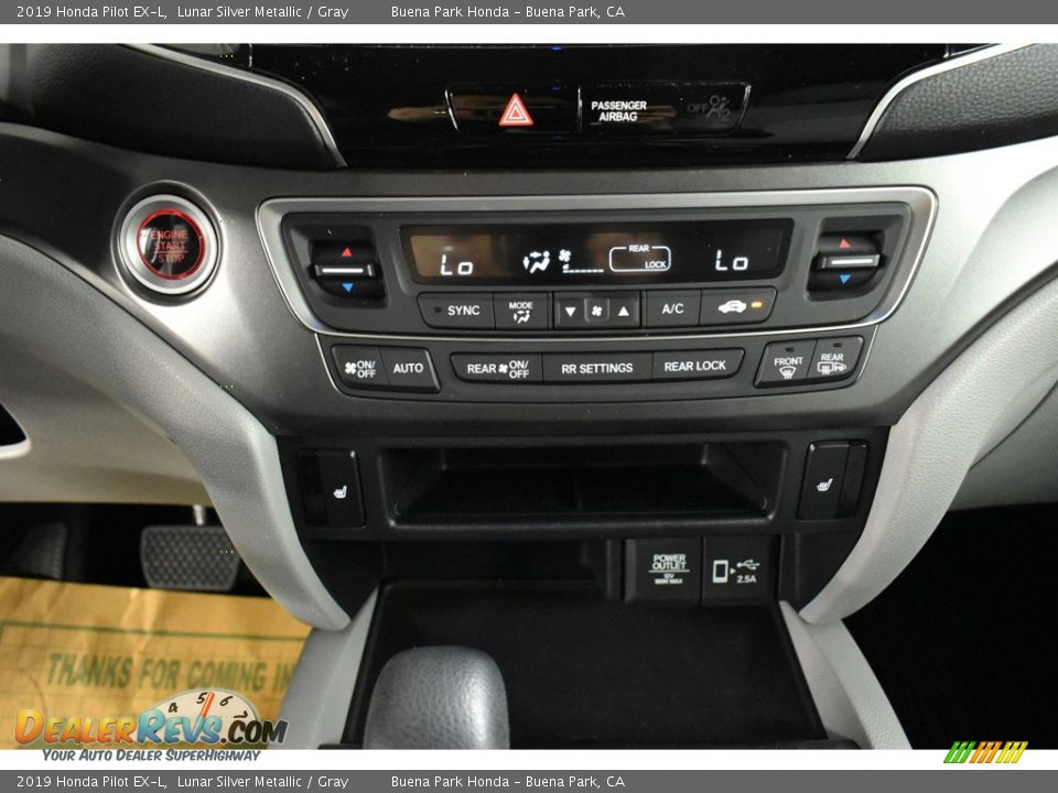 2019 Honda Pilot EX-L Lunar Silver Metallic / Gray Photo #25