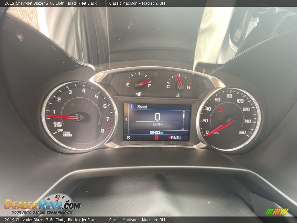 2019 Chevrolet Blazer 3.6L Cloth Black / Jet Black Photo #10