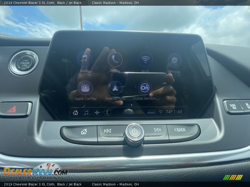 2019 Chevrolet Blazer 3.6L Cloth Black / Jet Black Photo #11