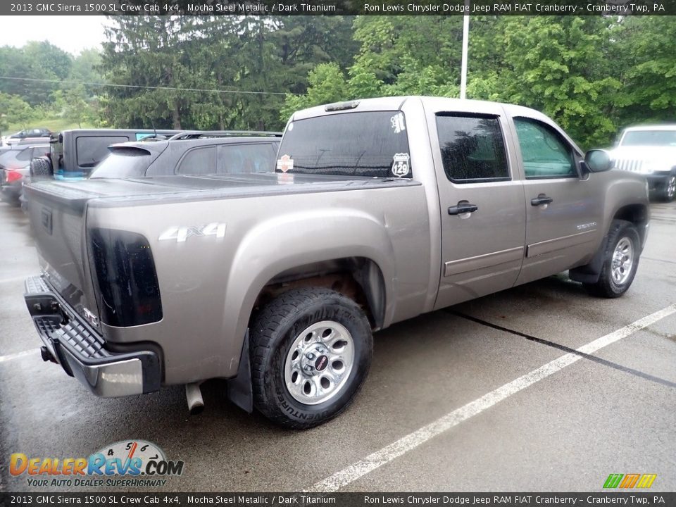 2013 GMC Sierra 1500 SL Crew Cab 4x4 Mocha Steel Metallic / Dark Titanium Photo #4