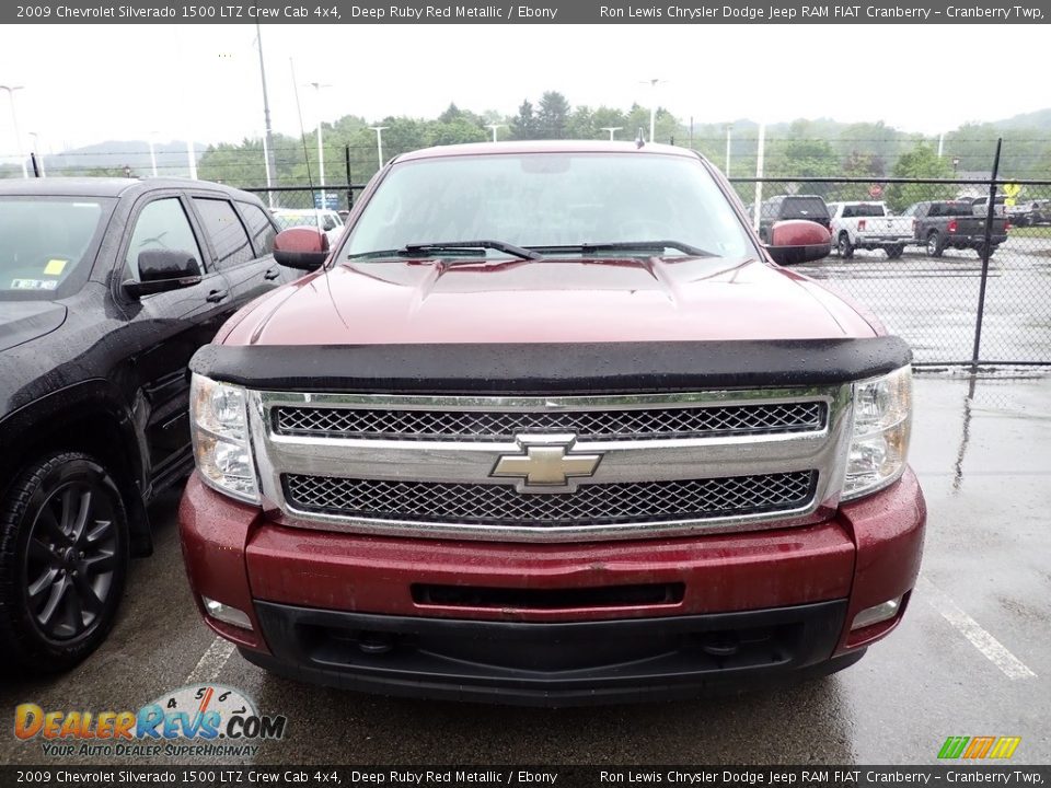 2009 Chevrolet Silverado 1500 LTZ Crew Cab 4x4 Deep Ruby Red Metallic / Ebony Photo #2