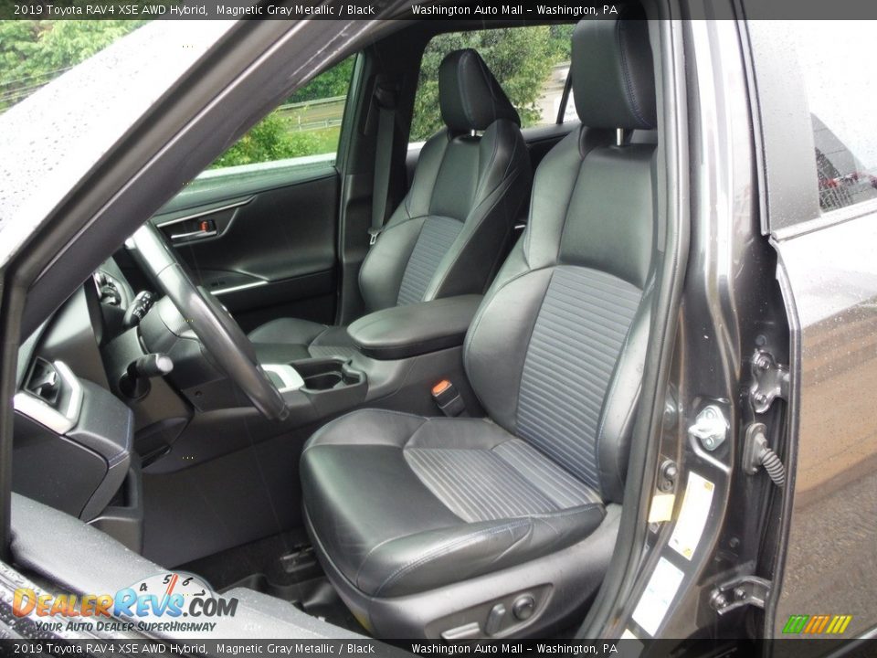Front Seat of 2019 Toyota RAV4 XSE AWD Hybrid Photo #22