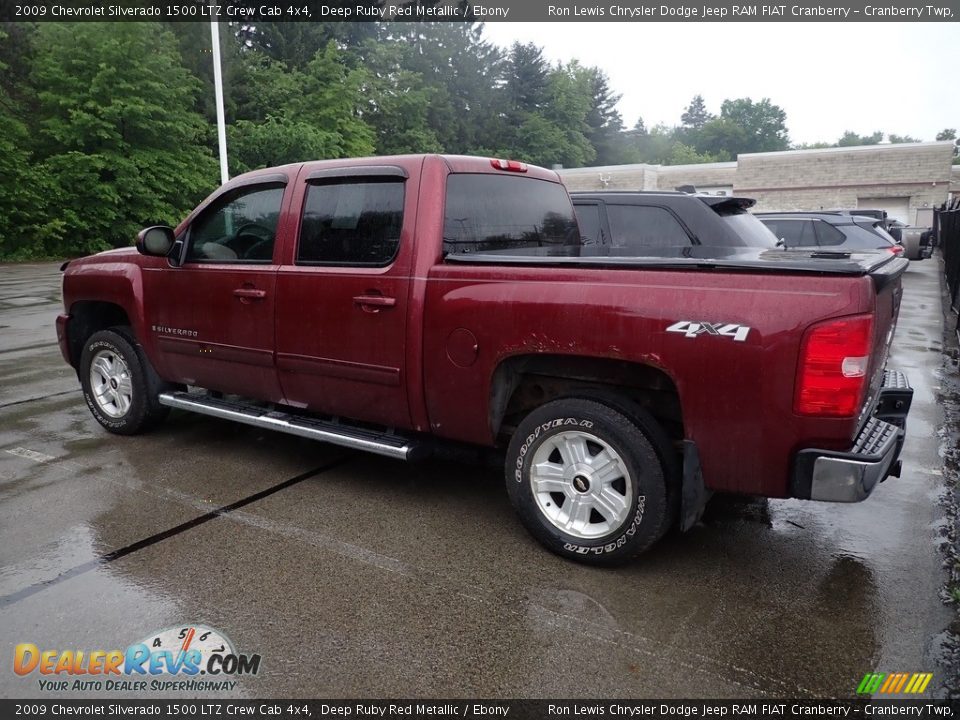 Deep Ruby Red Metallic 2009 Chevrolet Silverado 1500 LTZ Crew Cab 4x4 Photo #3