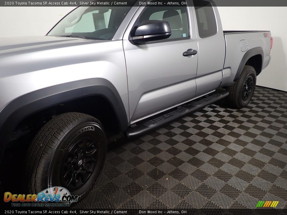 2020 Toyota Tacoma SR Access Cab 4x4 Silver Sky Metallic / Cement Photo #10