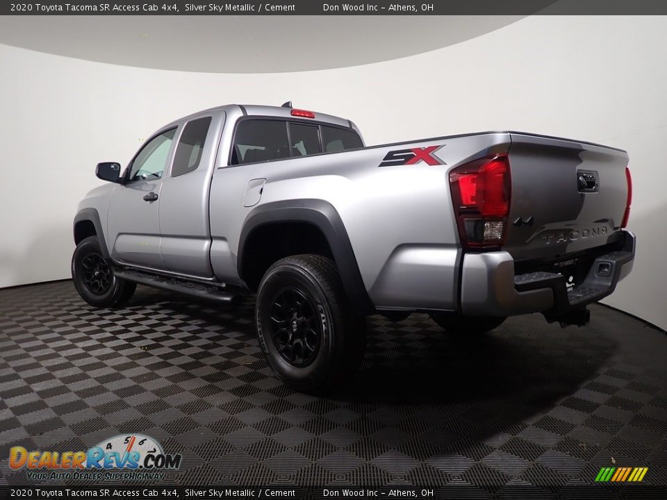 2020 Toyota Tacoma SR Access Cab 4x4 Silver Sky Metallic / Cement Photo #11