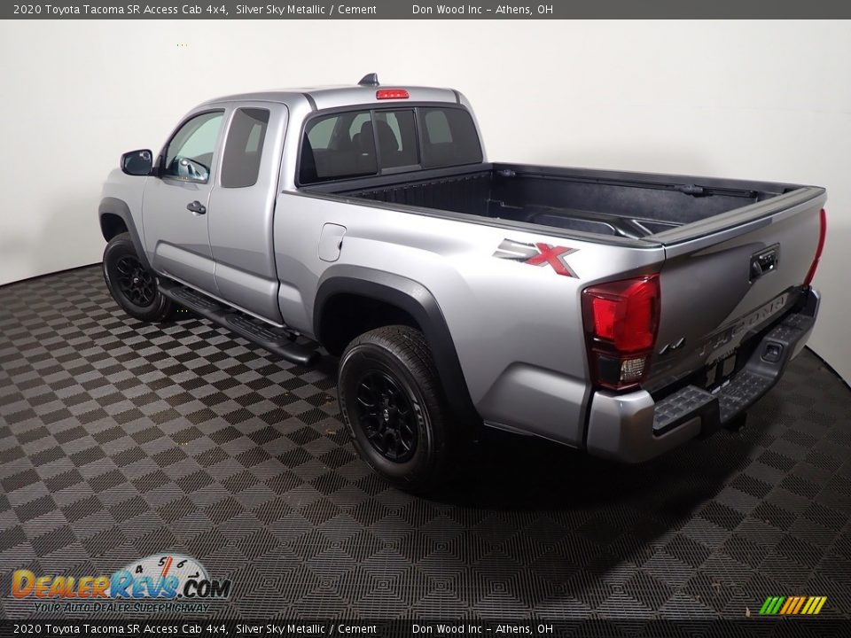 2020 Toyota Tacoma SR Access Cab 4x4 Silver Sky Metallic / Cement Photo #12