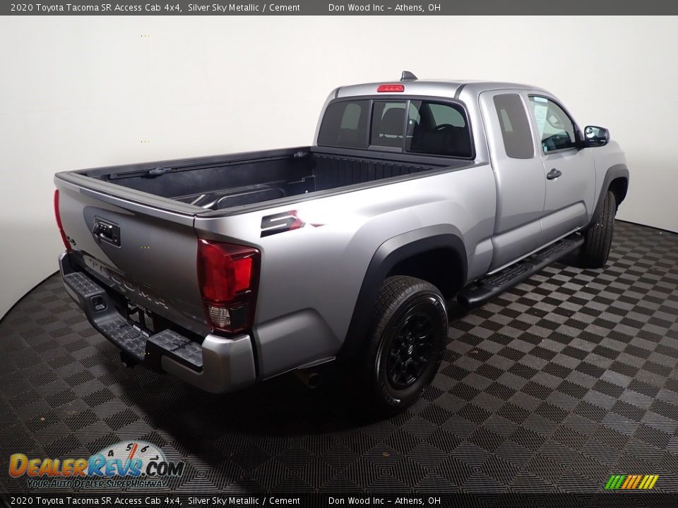 2020 Toyota Tacoma SR Access Cab 4x4 Silver Sky Metallic / Cement Photo #16