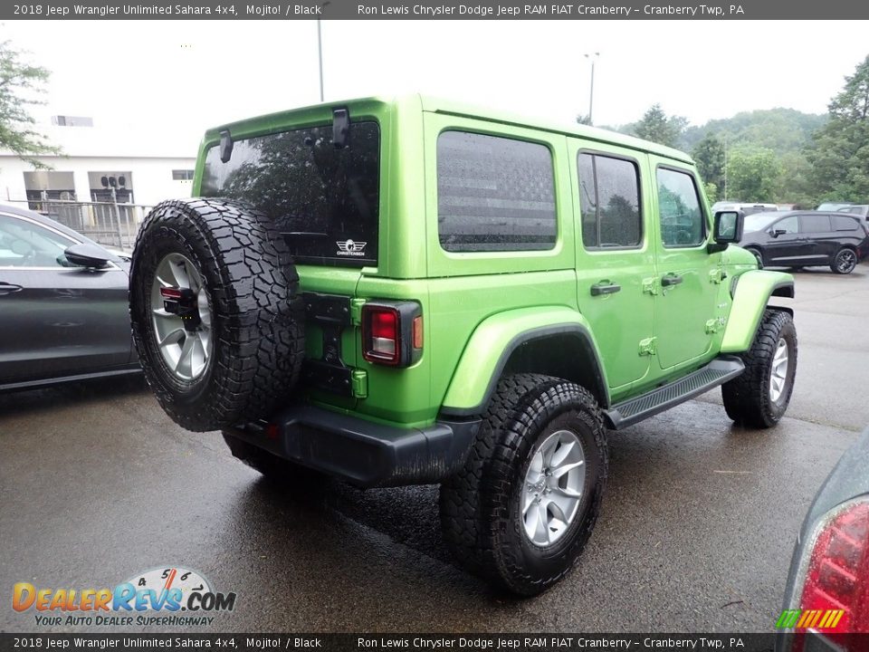 2018 Jeep Wrangler Unlimited Sahara 4x4 Mojito! / Black Photo #4