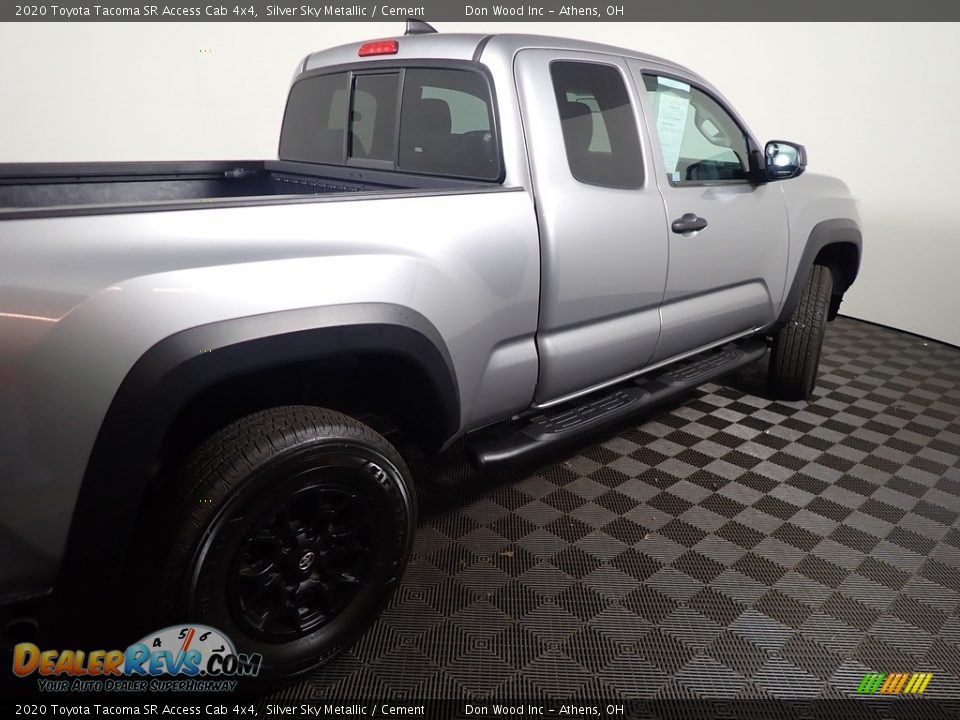2020 Toyota Tacoma SR Access Cab 4x4 Silver Sky Metallic / Cement Photo #18