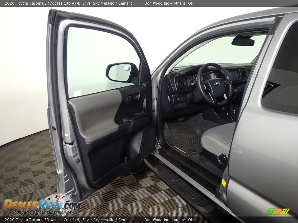 2020 Toyota Tacoma SR Access Cab 4x4 Silver Sky Metallic / Cement Photo #19