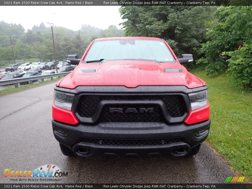 2021 Ram 1500 Rebel Crew Cab 4x4 Flame Red / Black Photo #2