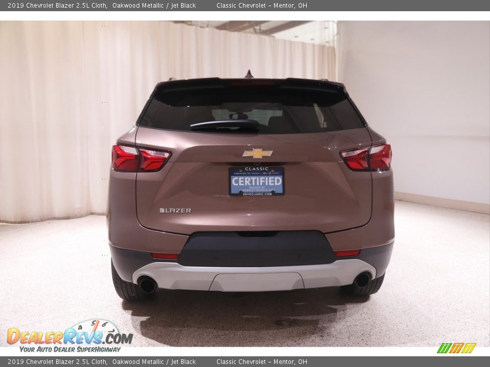 2019 Chevrolet Blazer 2.5L Cloth Oakwood Metallic / Jet Black Photo #17