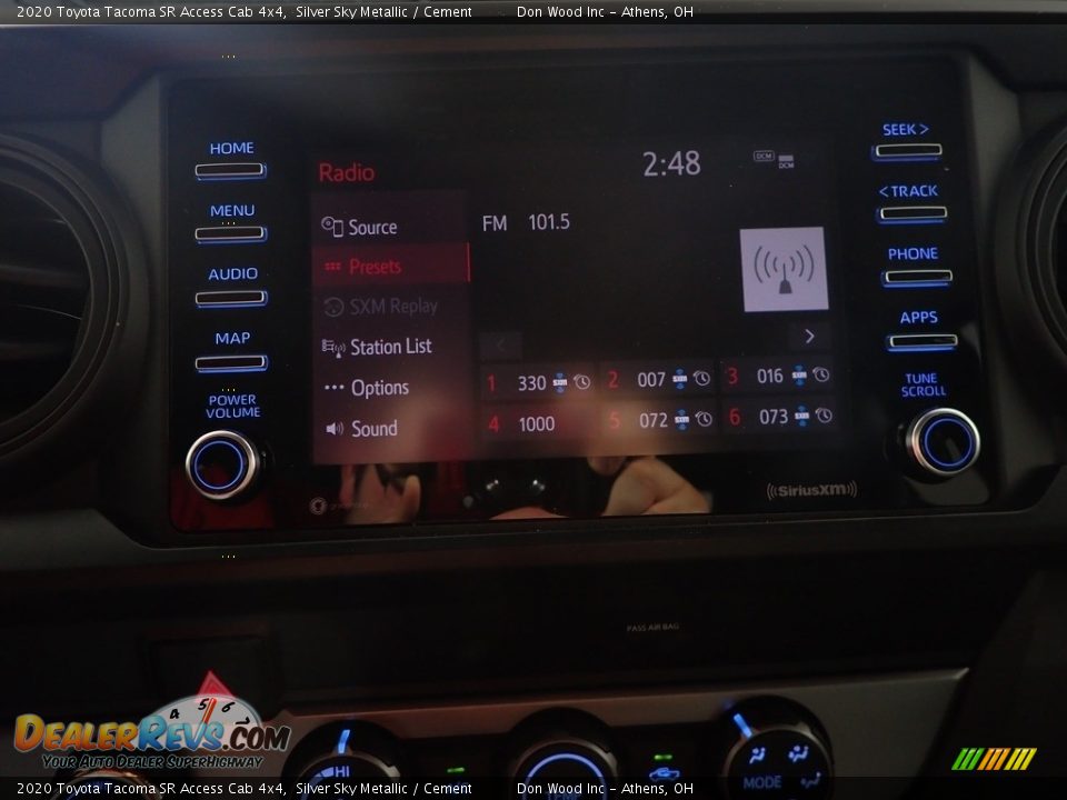 2020 Toyota Tacoma SR Access Cab 4x4 Silver Sky Metallic / Cement Photo #25