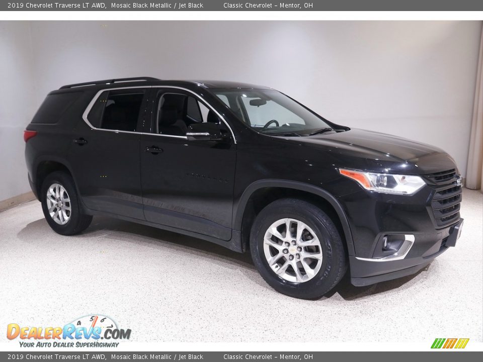 2019 Chevrolet Traverse LT AWD Mosaic Black Metallic / Jet Black Photo #1