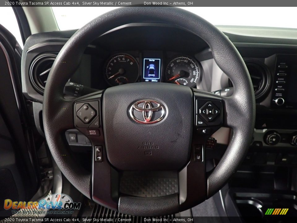 2020 Toyota Tacoma SR Access Cab 4x4 Silver Sky Metallic / Cement Photo #26