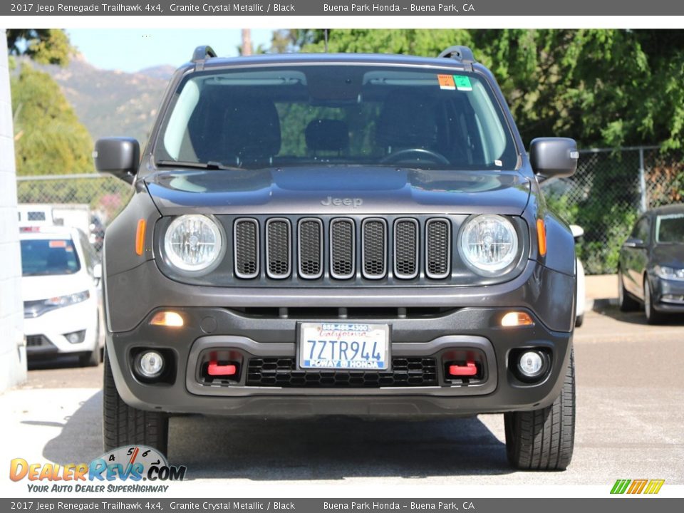 2017 Jeep Renegade Trailhawk 4x4 Granite Crystal Metallic / Black Photo #3