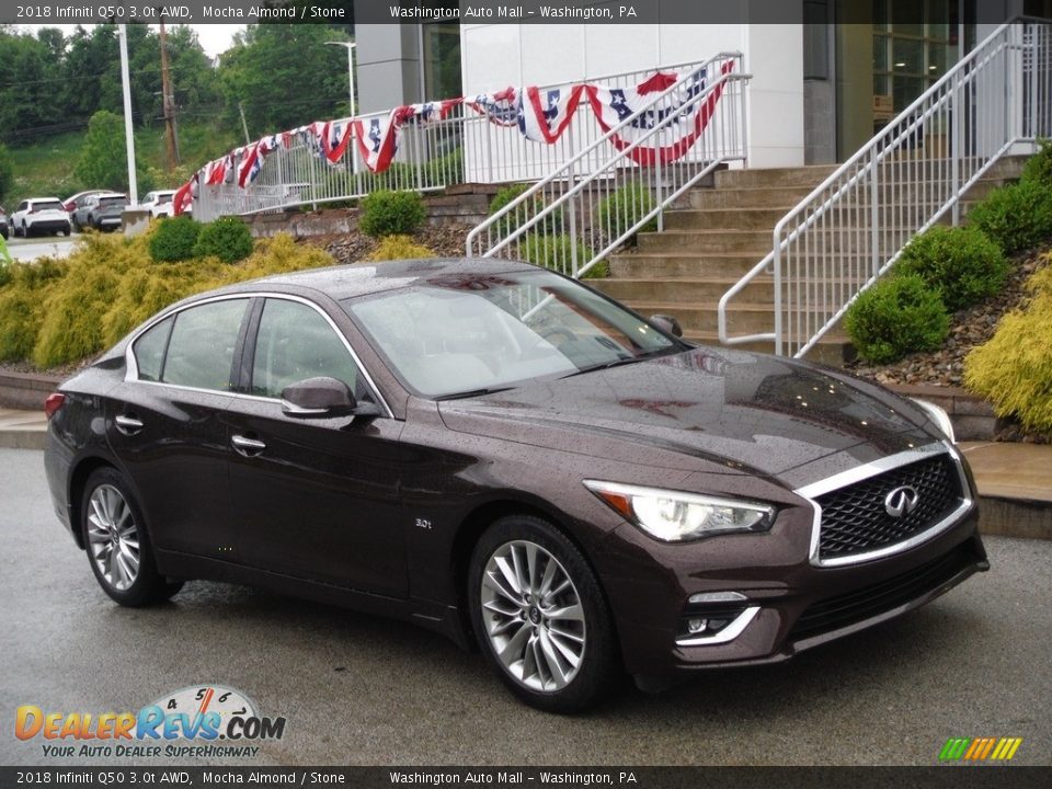 2018 Infiniti Q50 3.0t AWD Mocha Almond / Stone Photo #1