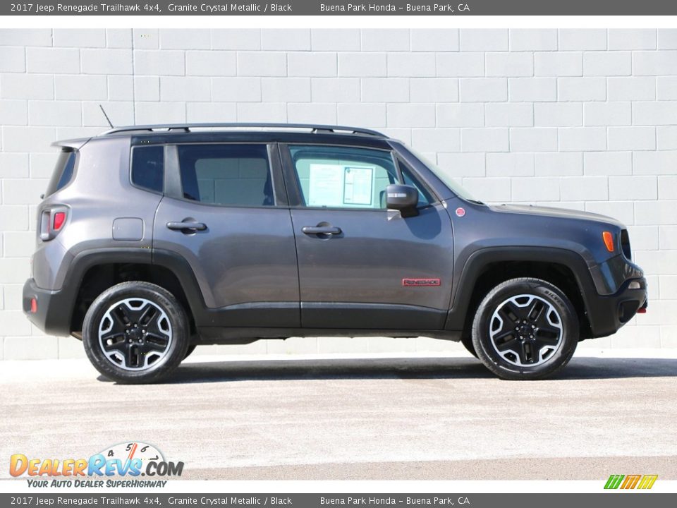 2017 Jeep Renegade Trailhawk 4x4 Granite Crystal Metallic / Black Photo #4