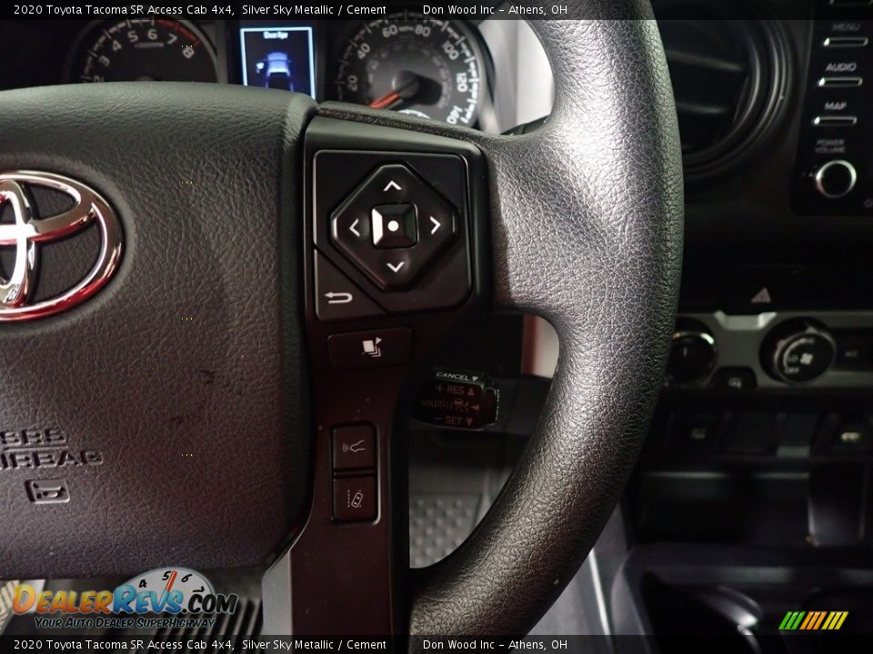 2020 Toyota Tacoma SR Access Cab 4x4 Silver Sky Metallic / Cement Photo #29