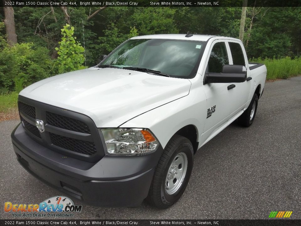 2022 Ram 1500 Classic Crew Cab 4x4 Bright White / Black/Diesel Gray Photo #2