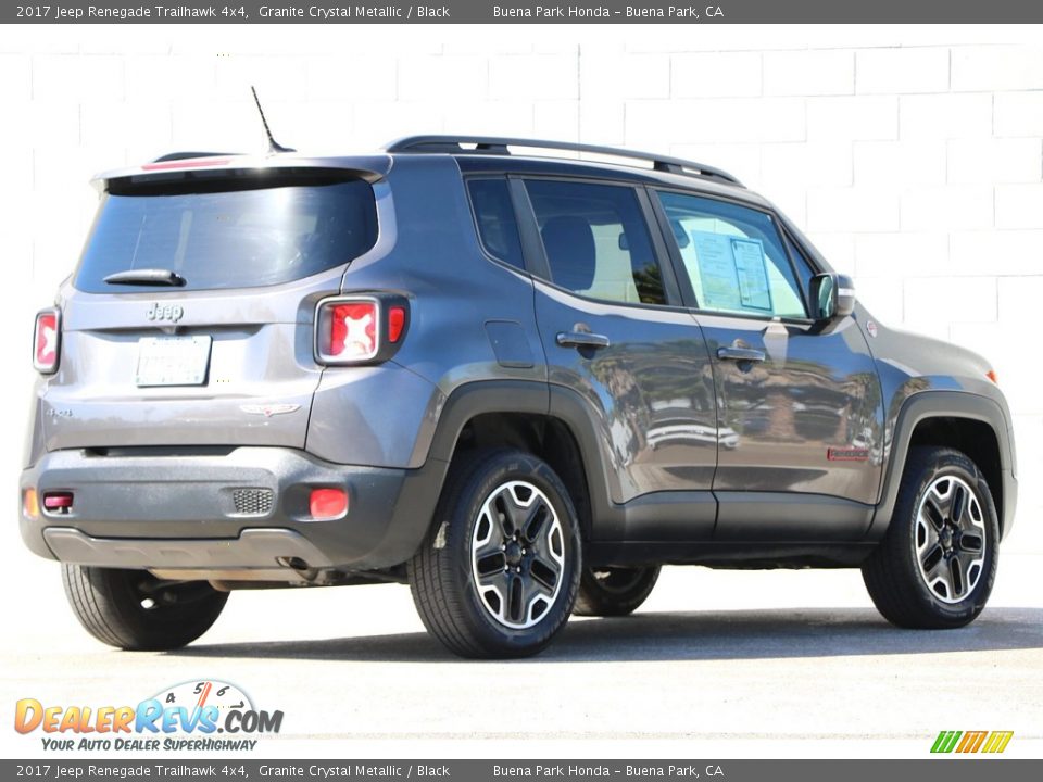 2017 Jeep Renegade Trailhawk 4x4 Granite Crystal Metallic / Black Photo #5