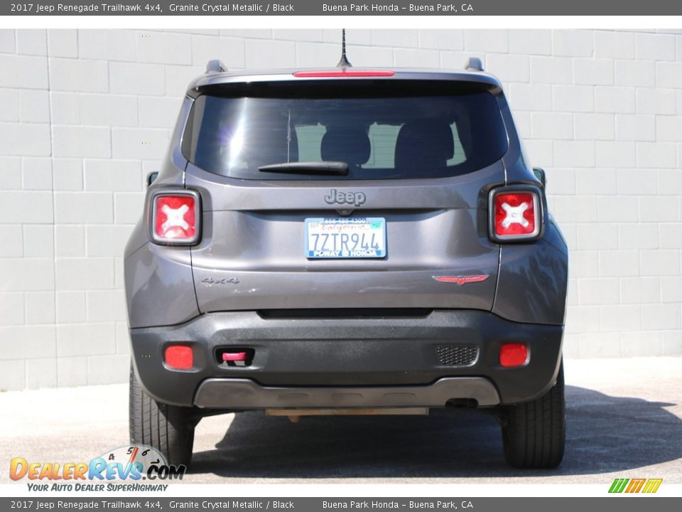 2017 Jeep Renegade Trailhawk 4x4 Granite Crystal Metallic / Black Photo #6