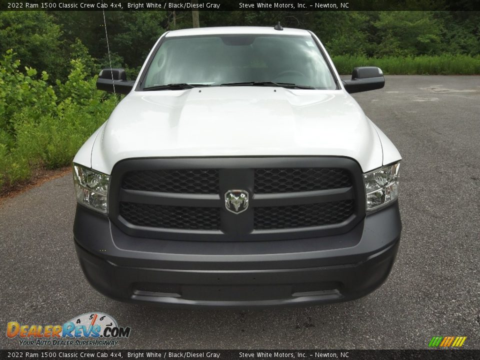 2022 Ram 1500 Classic Crew Cab 4x4 Bright White / Black/Diesel Gray Photo #3