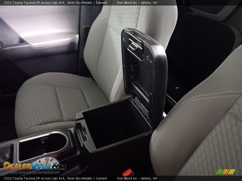 2020 Toyota Tacoma SR Access Cab 4x4 Silver Sky Metallic / Cement Photo #33