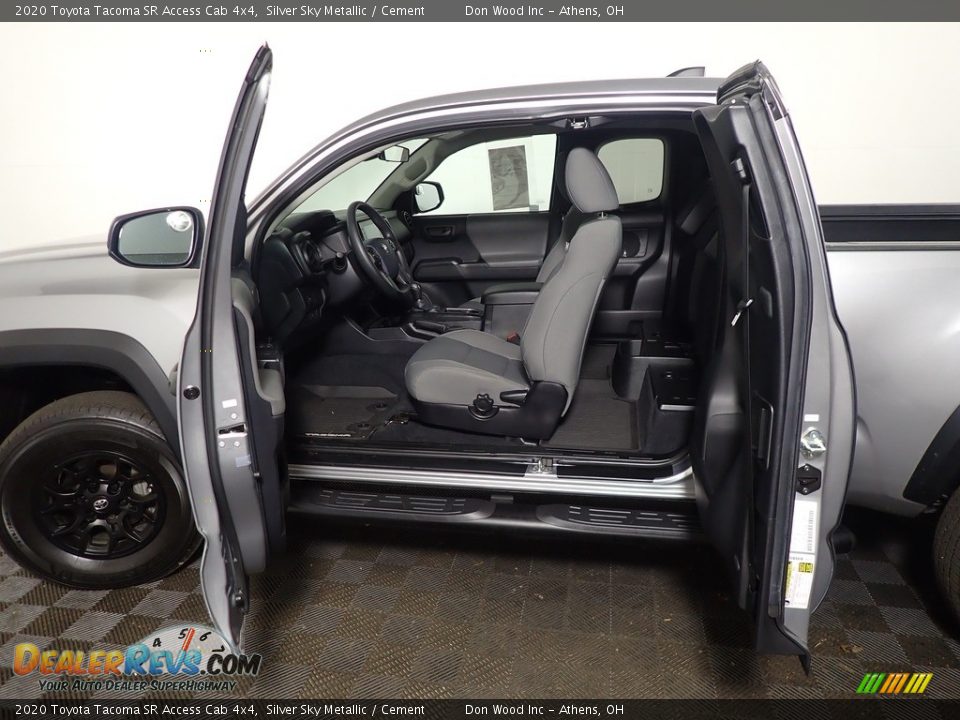 2020 Toyota Tacoma SR Access Cab 4x4 Silver Sky Metallic / Cement Photo #34
