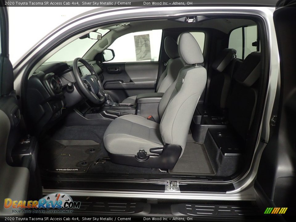 2020 Toyota Tacoma SR Access Cab 4x4 Silver Sky Metallic / Cement Photo #35