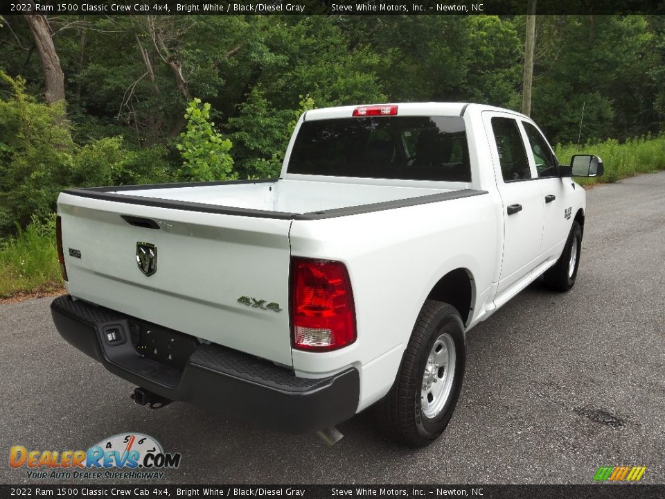 2022 Ram 1500 Classic Crew Cab 4x4 Bright White / Black/Diesel Gray Photo #6