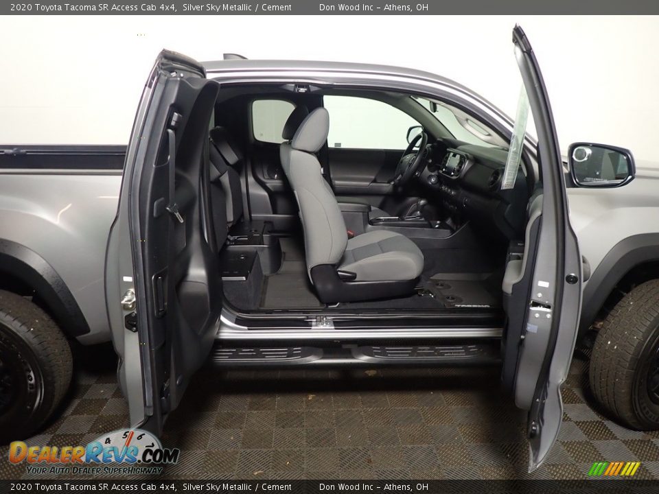2020 Toyota Tacoma SR Access Cab 4x4 Silver Sky Metallic / Cement Photo #36